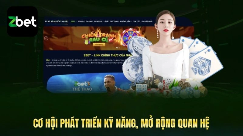 Game thủ sẽ có cơ hội phát triển kỹ năng, mở rộng mối quan hệ