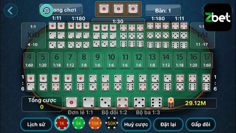 Công thức tính Tài Xỉu online theo cầu 1:1 tối ưu hóa lợi nhuận