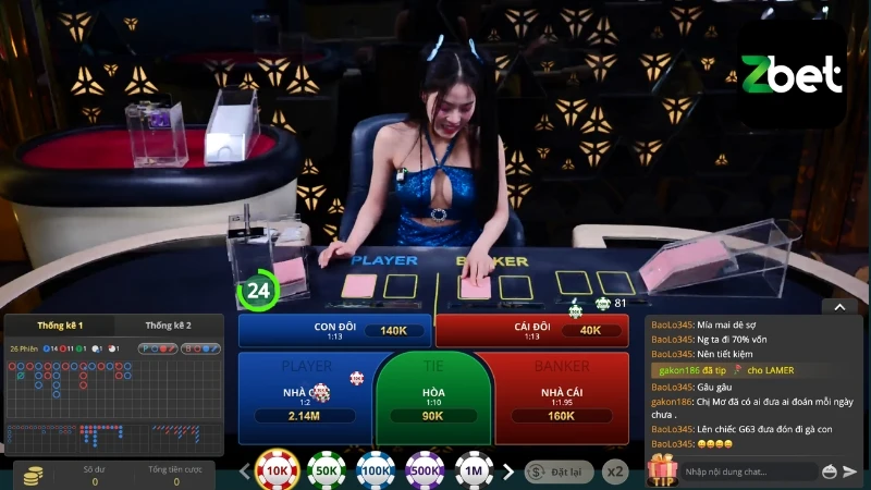 Hình thức đánh Baccarat trực tuyến sở hữu nhiều ưu thế vượt bậc