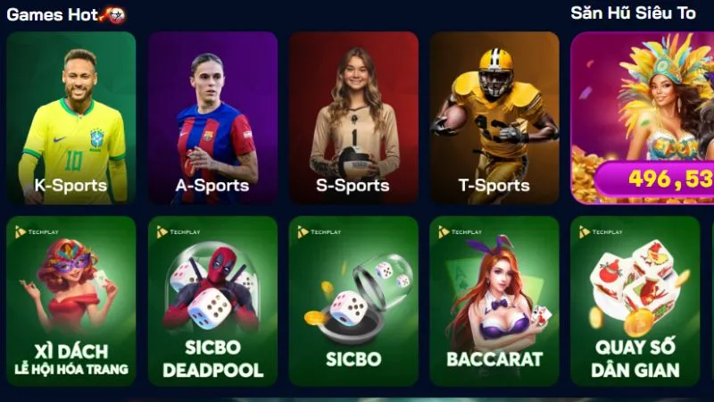 Kho game của Zbet không thiếu trò chơi thú vị